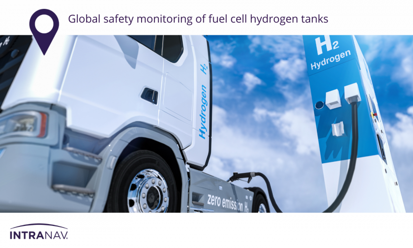 Global safety monitoring of fuel cell hydrogen tanks